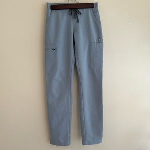 Figs Yola Skinny Scrub Pant Dusty Blue XXS